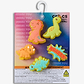Crocs Jibbitz Lights Up Little Dinos - מארז 5 ג'יביטים קרוקס דינוזאורים עם אורות