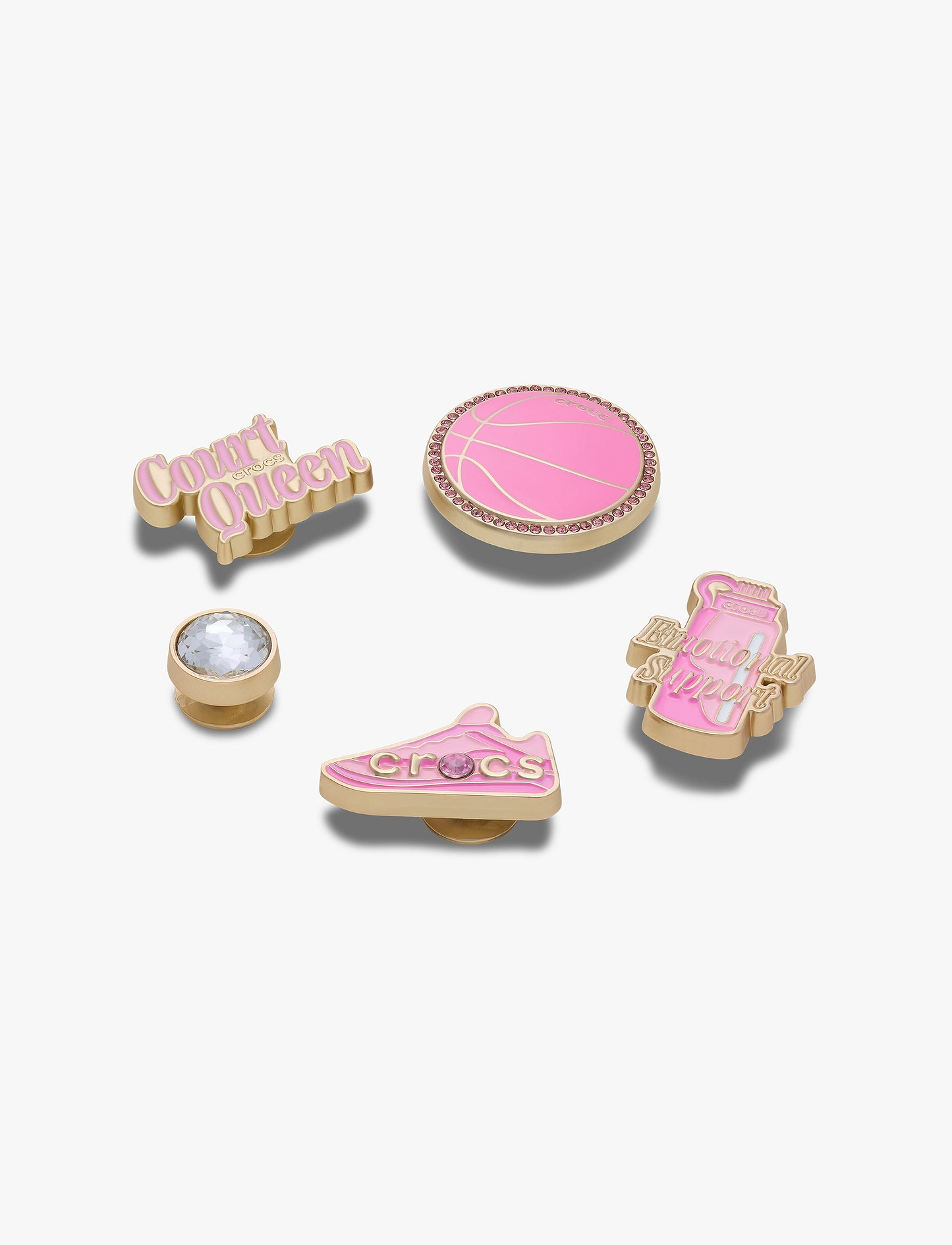 Crocs Jibbitz Basketball Bling - מארז 5 ג'יביטים קרוקס