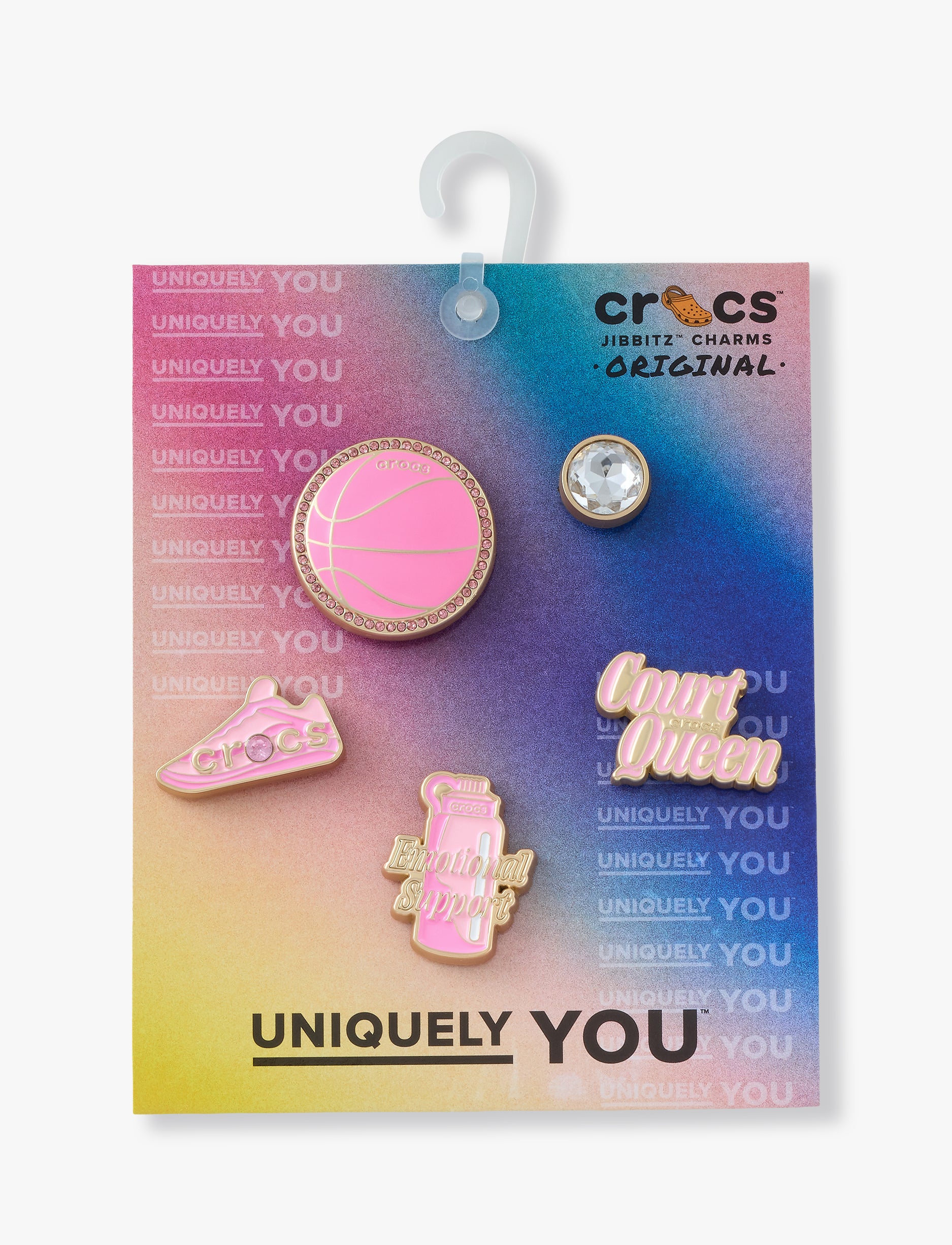 Crocs Jibbitz Basketball Bling - מארז 5 ג'יביטים קרוקס
