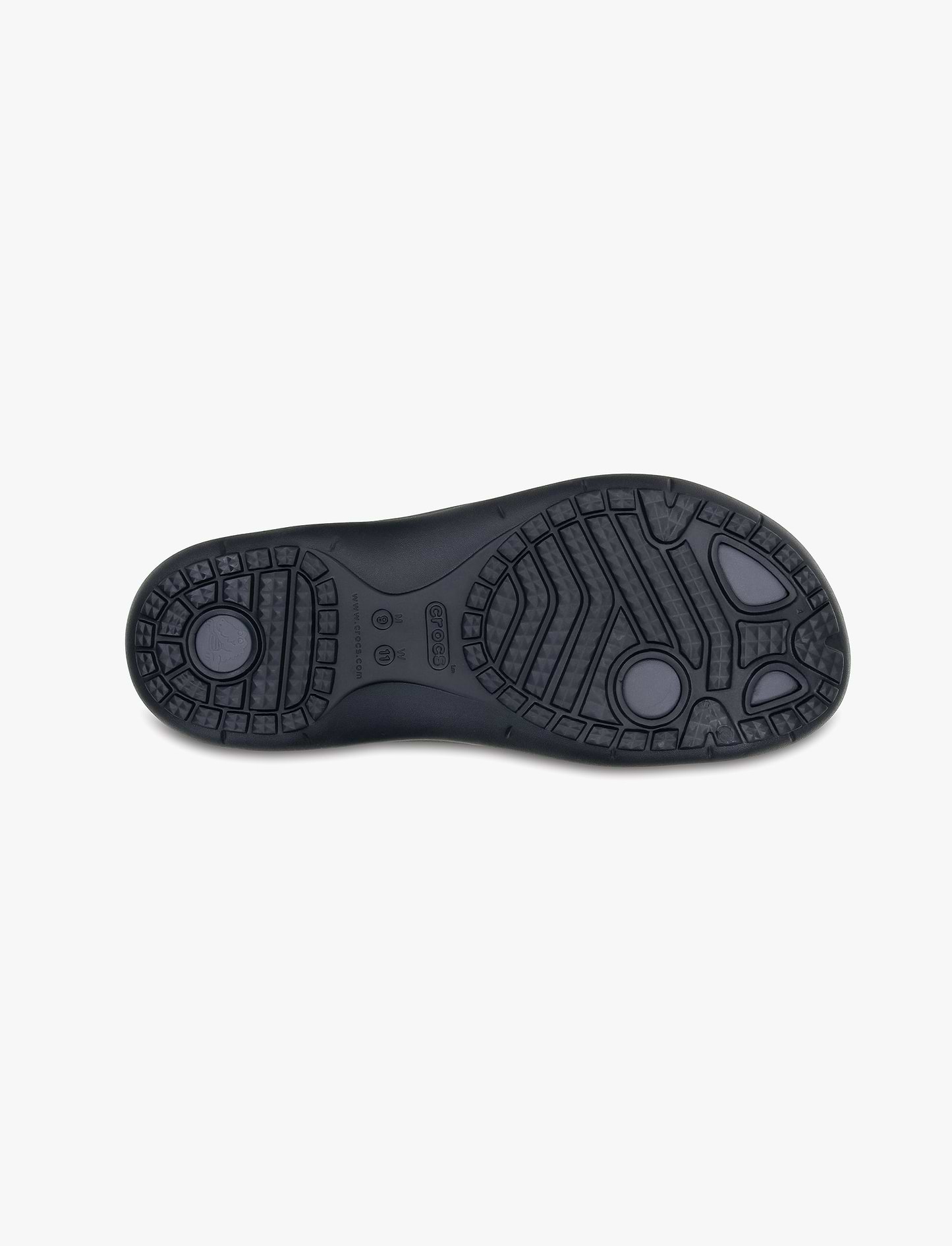 Crocs Modi Sport Flip - נעל אצבע ספורטיבית בצבע שחור/אפור