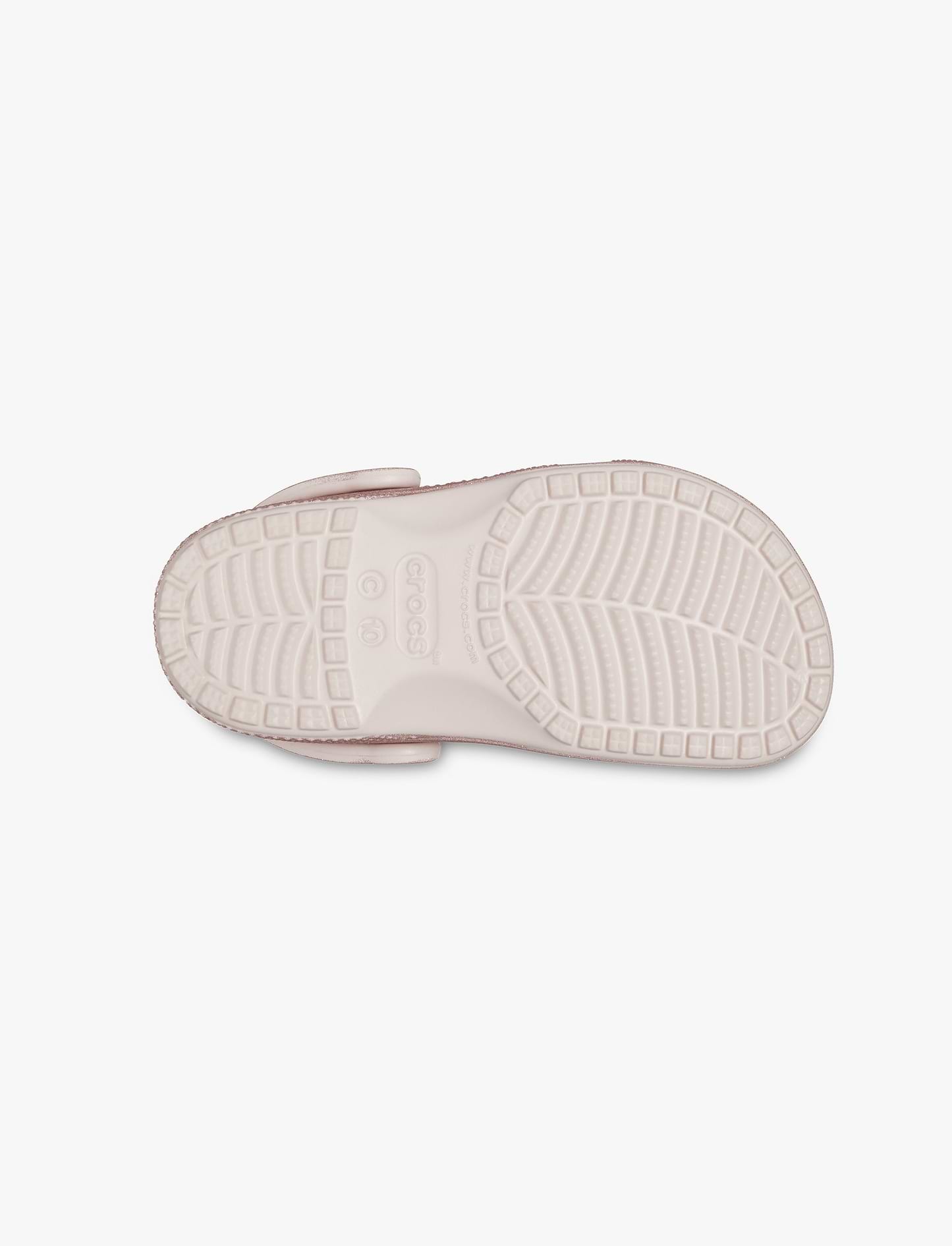 Crocs Classic Glitter Clog T - כפכף לילדות קרוקס קלאסי בהדפס נצנצים מידות קטנות