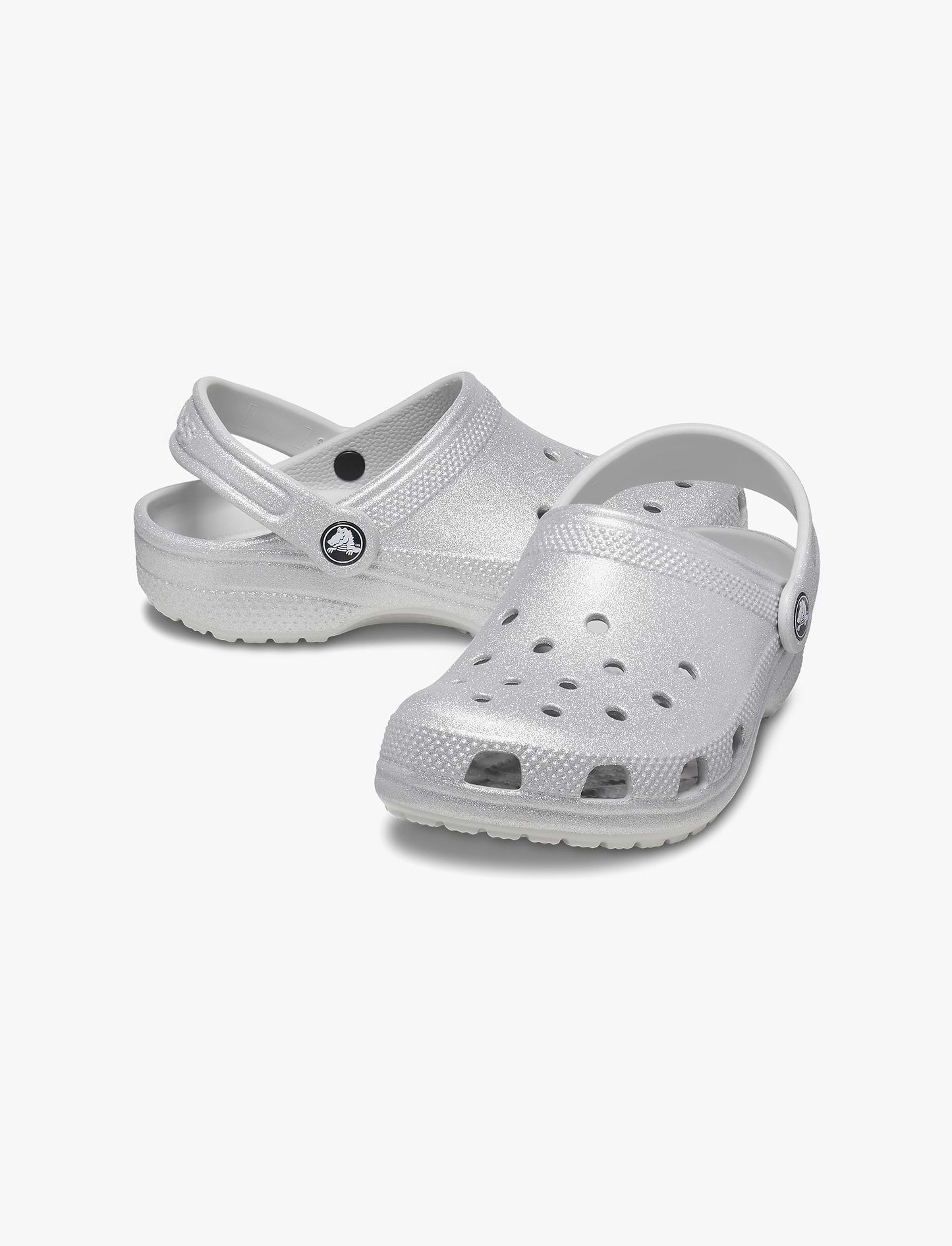 Crocs Classic Glitter Clog K - כפכף קרוקס קלאסי לילדות בהדפס נצנצים