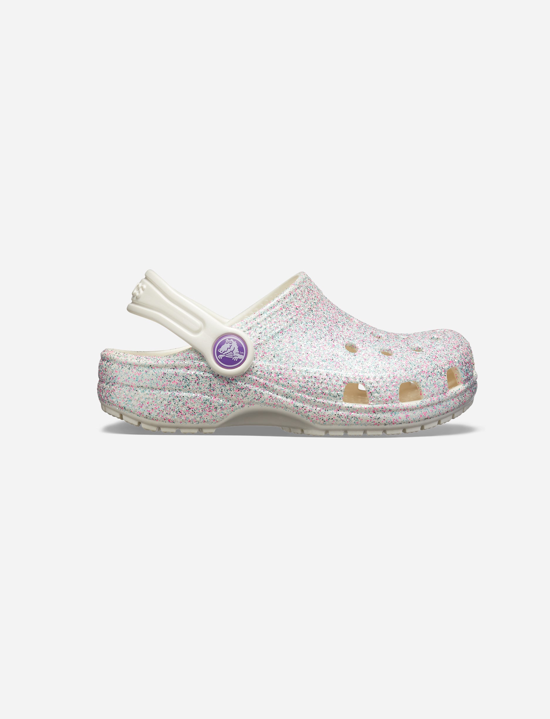 Crocs Classic Glitter Clog K - כפכף קרוקס קלאסי לילדות בהדפס נצנצים