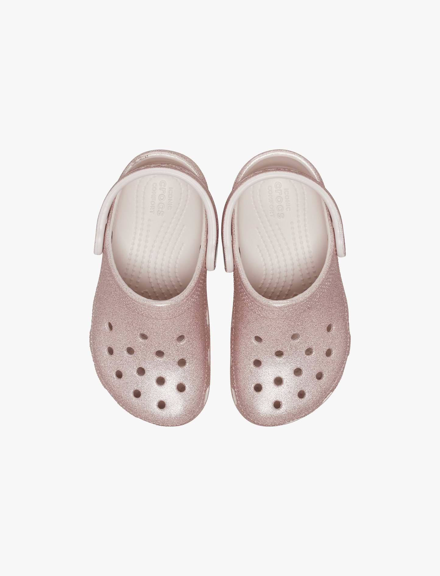 Crocs Classic Glitter Clog K - כפכף קרוקס קלאסי לילדות בהדפס נצנצים