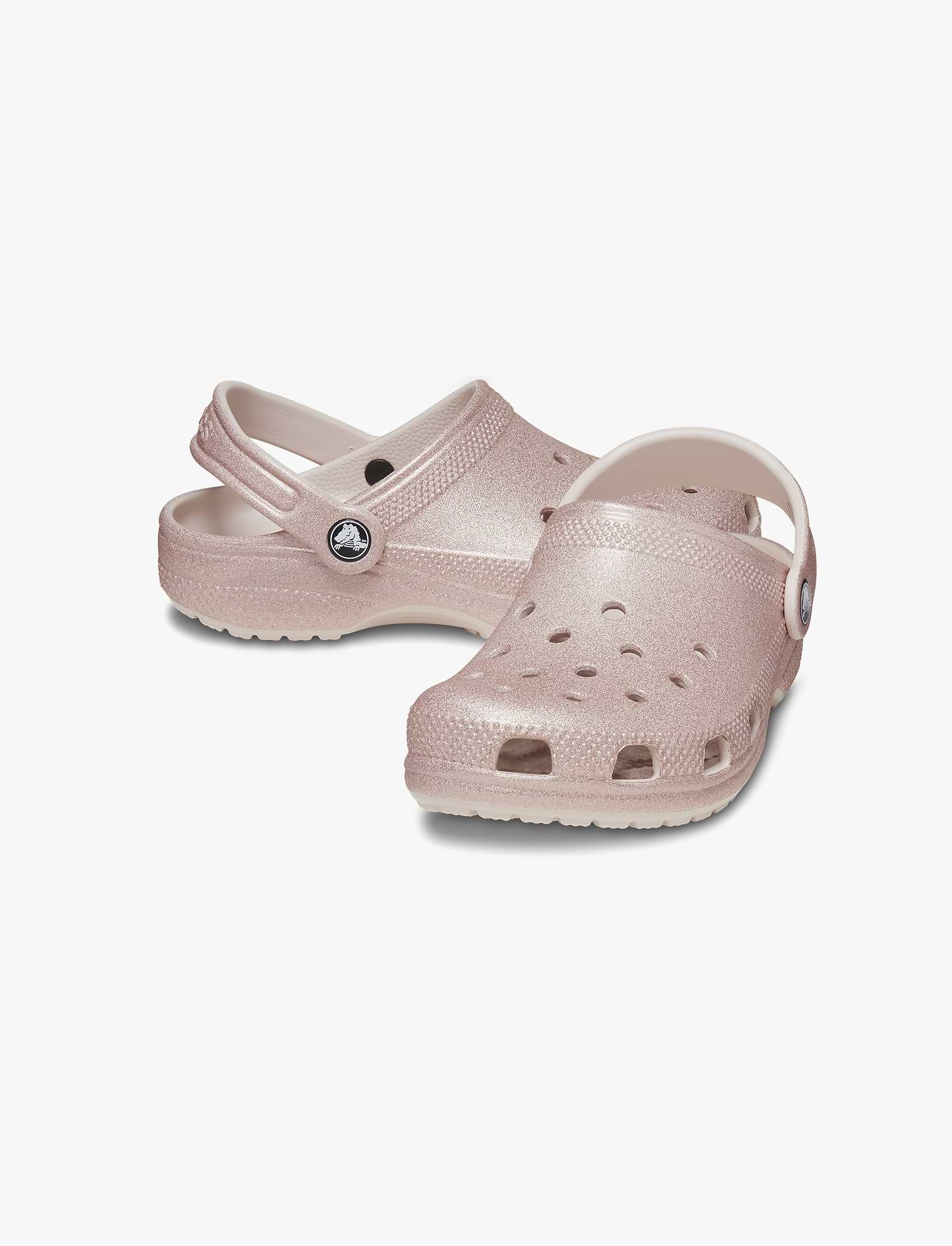 Crocs Classic Glitter Clog K - כפכף קרוקס קלאסי לילדות בהדפס נצנצים