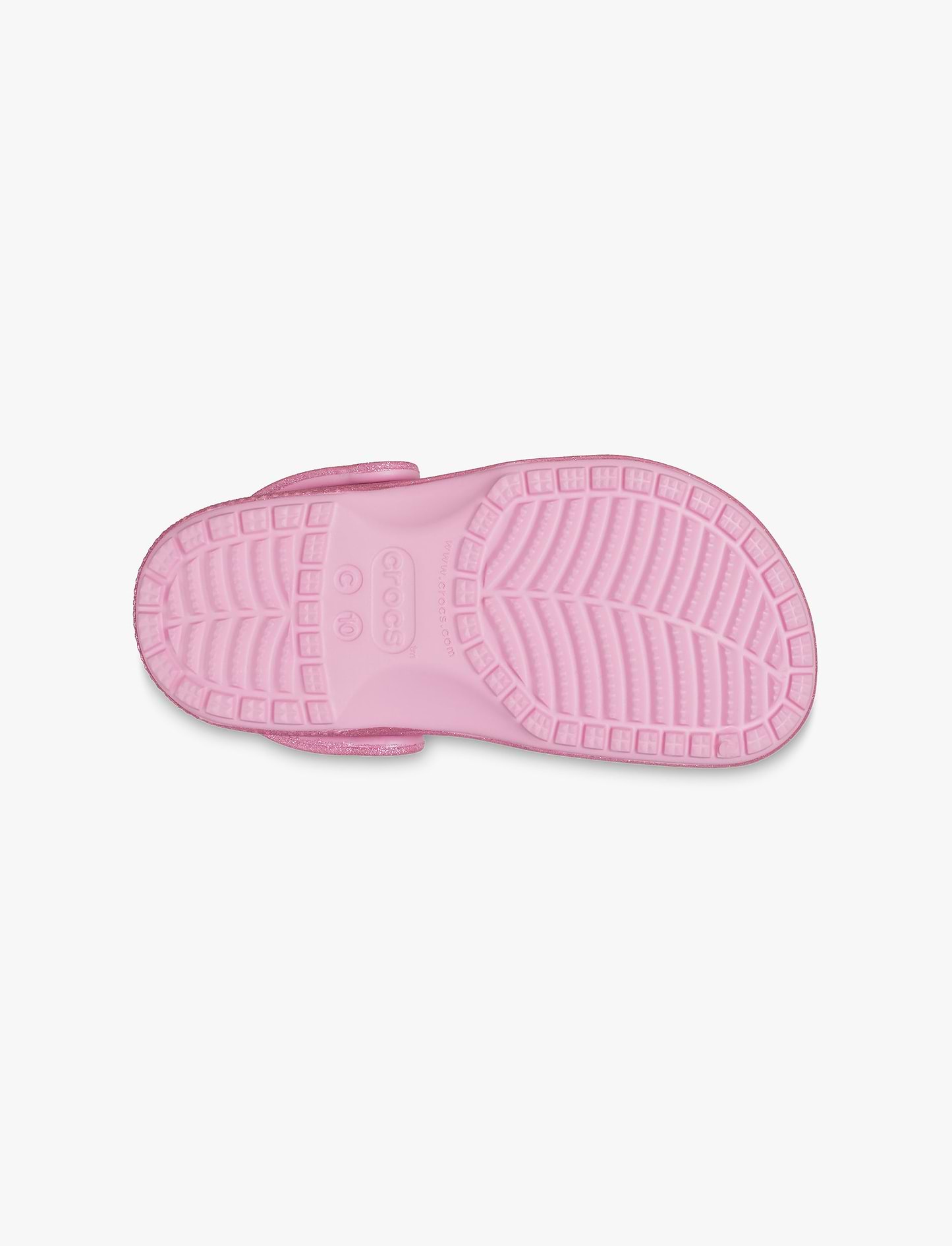 Crocs Classic Glitter Clog K - כפכף קרוקס קלאסי לילדות בהדפס נצנצים