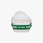 Crocs CrocBand Clog T - כפכפים לילדים קרוקס קרוקבנד בצבע לבן/ירוק קיסוס מידות קטנות