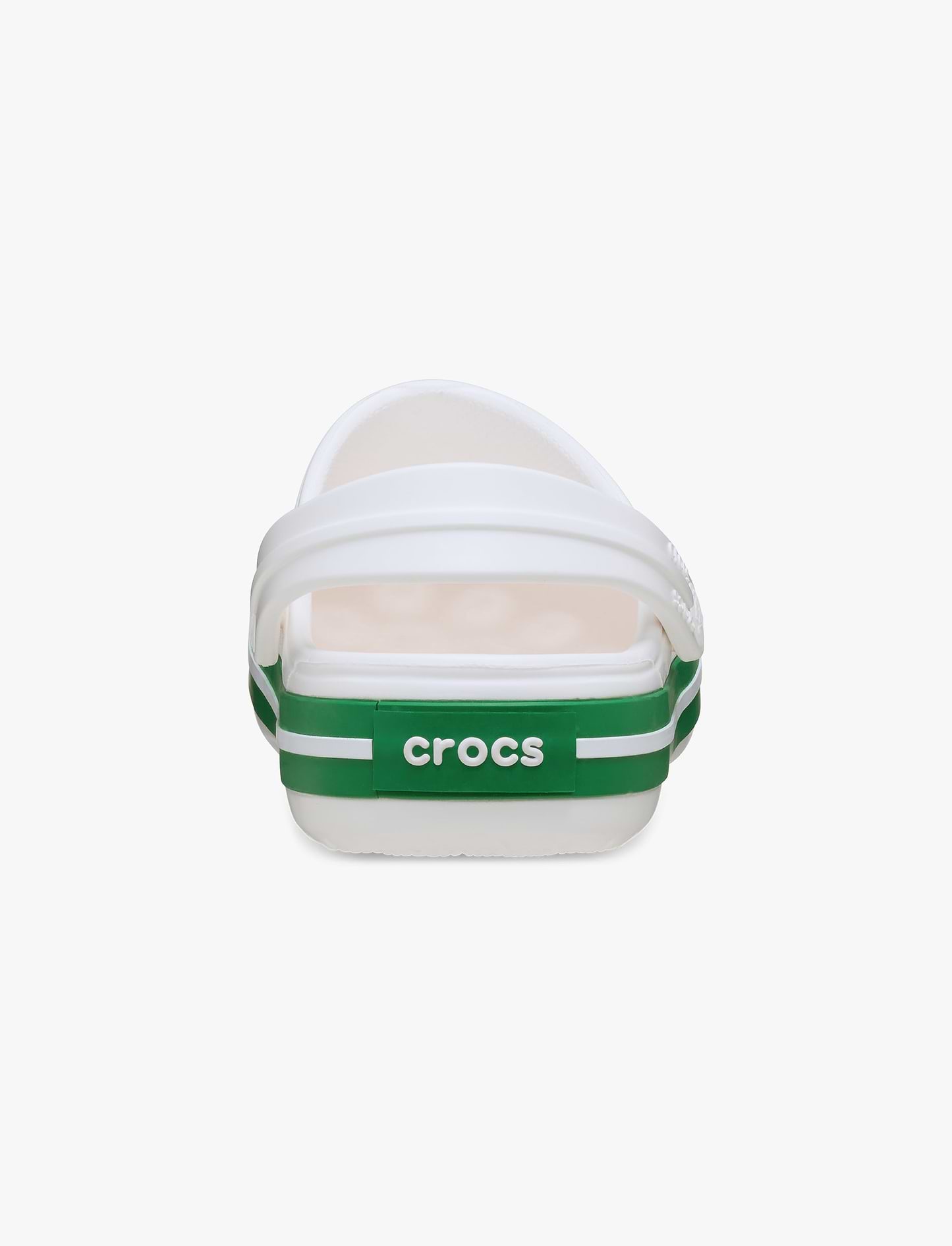 Crocs CrocBand Clog T - כפכפים לילדים קרוקס קרוקבנד בצבע לבן/ירוק קיסוס מידות קטנות