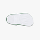 Crocs CrocBand Clog T - כפכפים לילדים קרוקס קרוקבנד בצבע לבן/ירוק קיסוס מידות קטנות