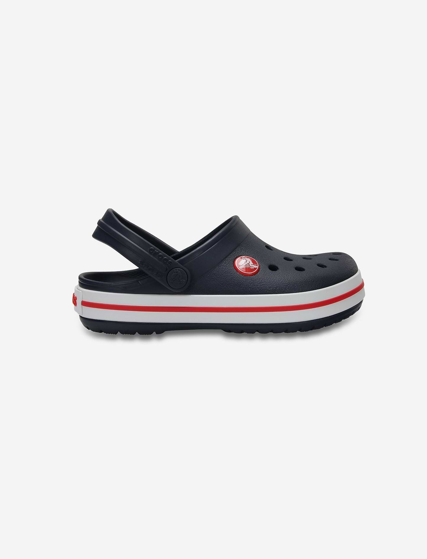 Crocs CrocBand Clog T - כפכפים לילדים קרוקס קרוקבנד בצבע נייבי/אדום מידות קטנות