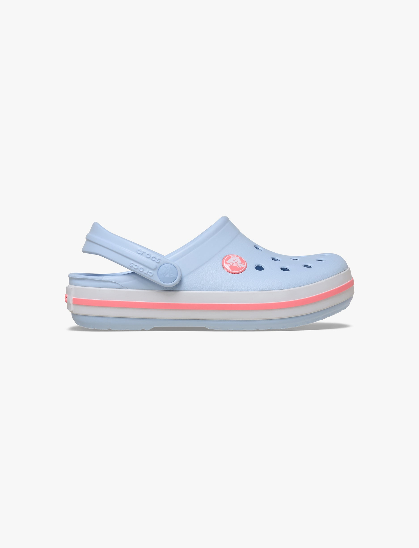 Crocs CrocBand Clog T - כפכפים לילדים קרוקס קרוקבנד בצבע כחול פרוסט/גויאבה מידות קטנות