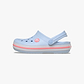 Crocs CrocBand Clog T - כפכפים לילדים קרוקס קרוקבנד בצבע כחול פרוסט/גויאבה מידות קטנות