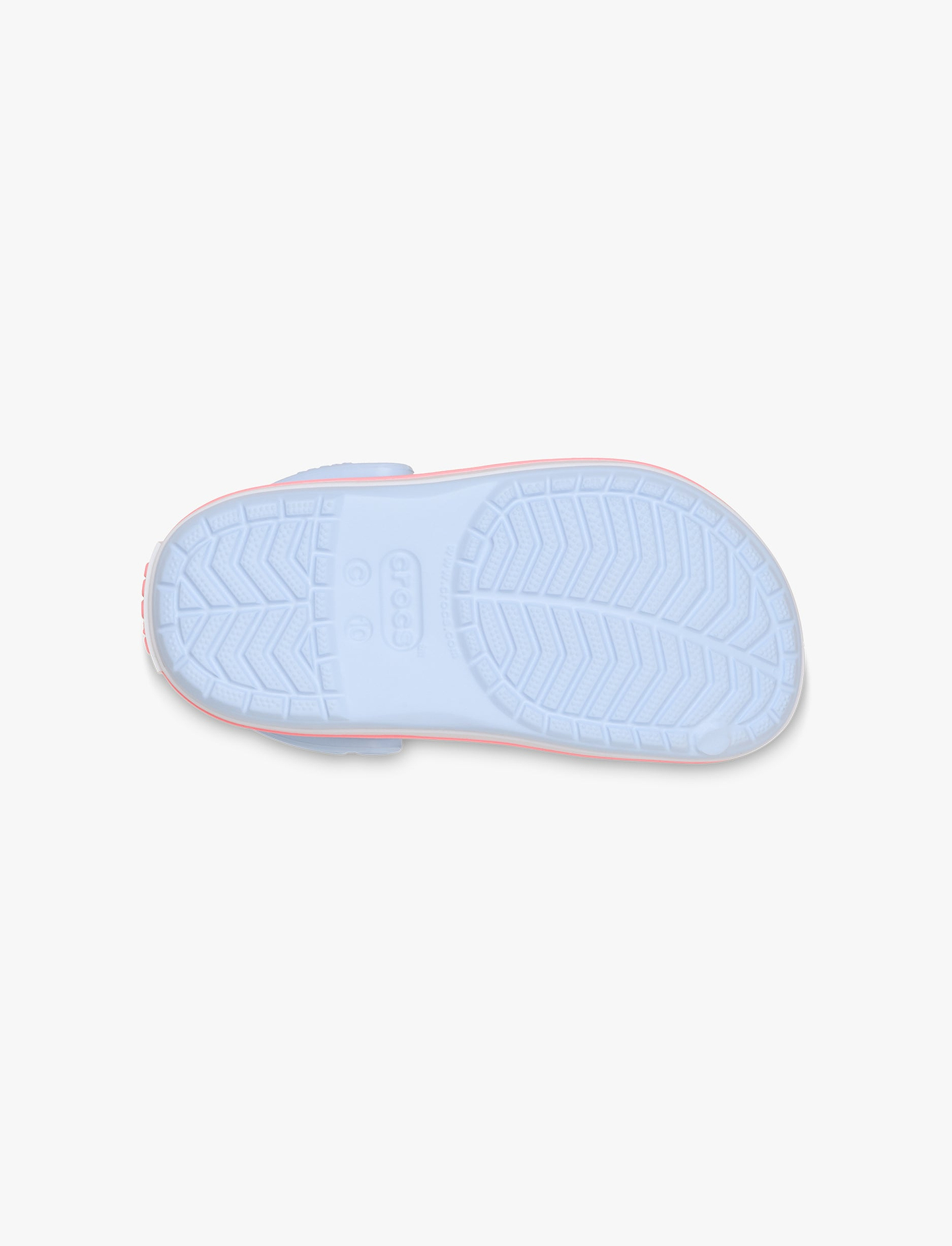 Crocs CrocBand Clog T - כפכפים לילדים קרוקס קרוקבנד בצבע כחול פרוסט/גויאבה מידות קטנות