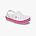 Crocs CrocBand Clog T - כפכפים לילדים קרוקס קרוקבנד בצבע לבן/ורוד קראש מידות קטנות