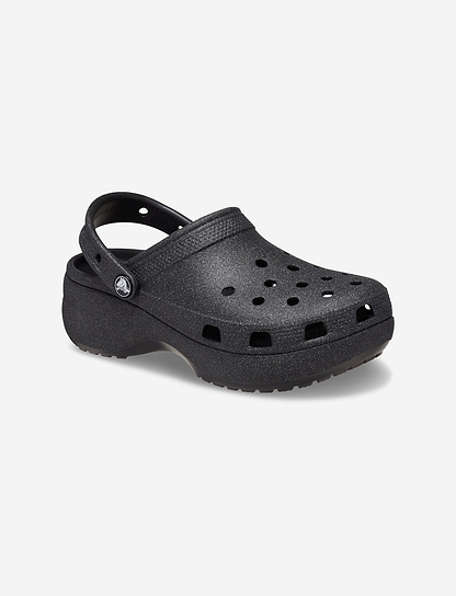 Crocs Classic Platform Glitter Clog W - כפכפי פלטפורמה נצנצים קרוקס לנשים