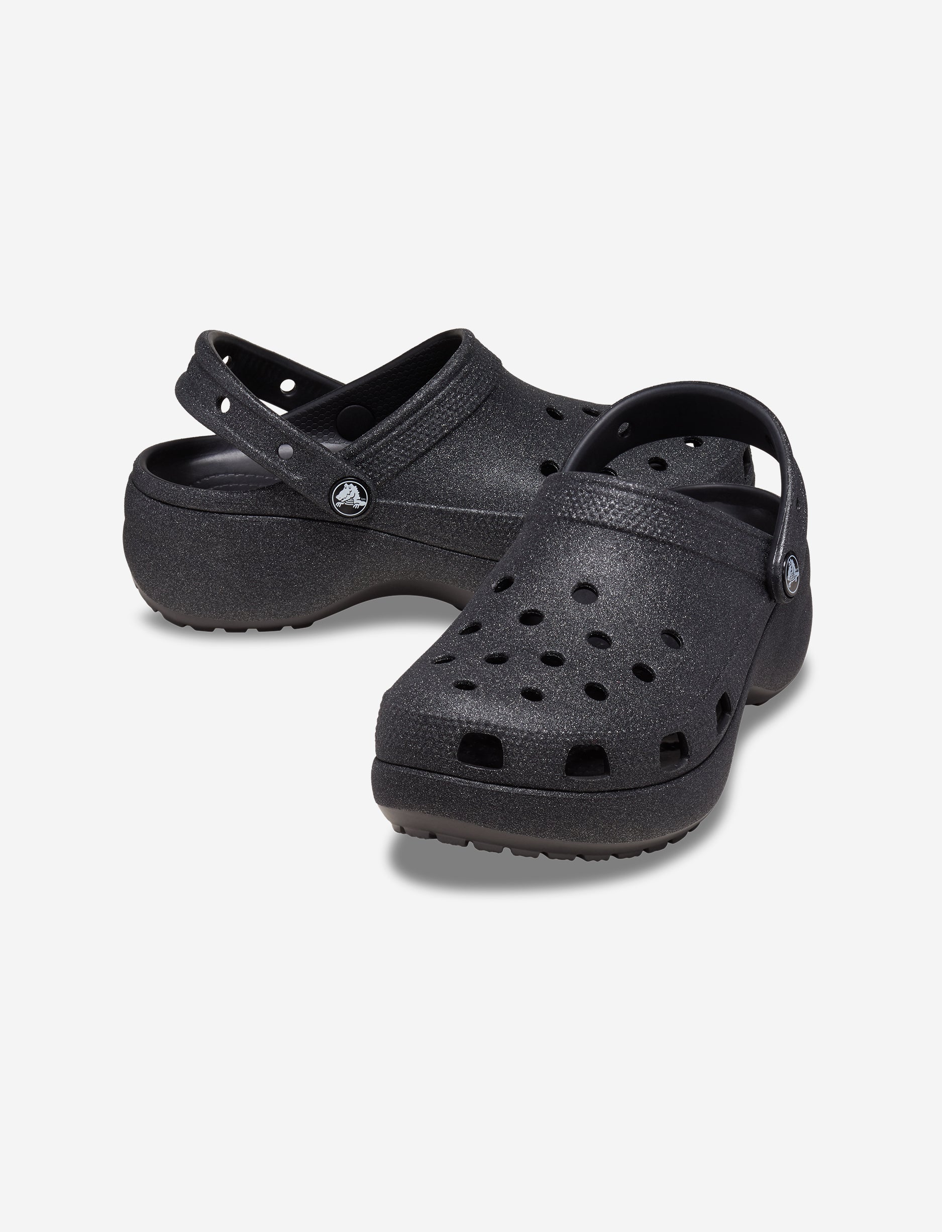 Crocs Classic Platform Glitter Clog W - כפכפי פלטפורמה נצנצים קרוקס לנשים