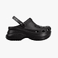 Crocs Bae Glitter Clog -  כפכפי קלוג קרוקס ביי פלטפורמה לנשים בצבע שחור נצנצים