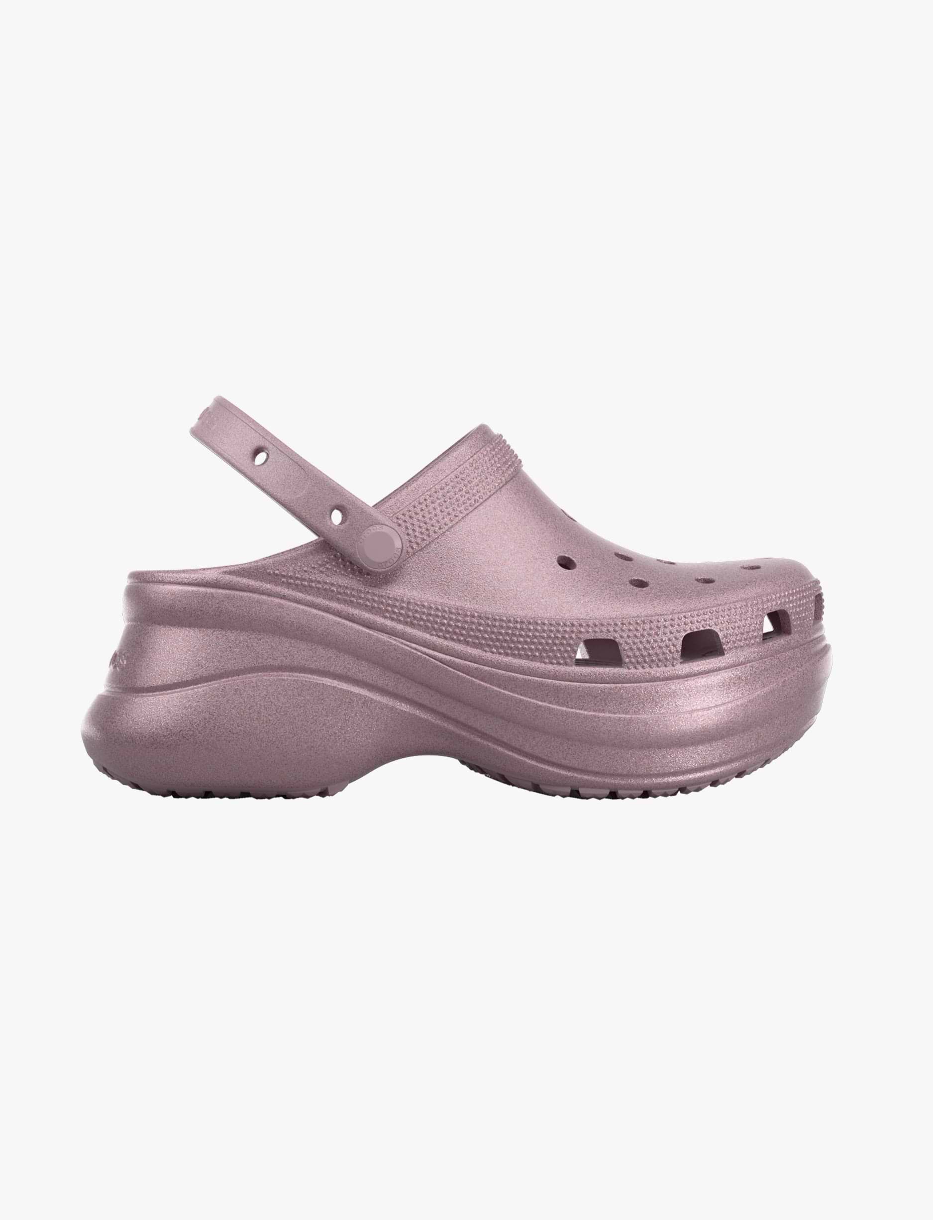 Crocs Bae Glitter Clog - כפכפי קלוג קרוקס ביי פלטפורמה בעיטור נצנצים לנשים