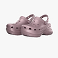 Crocs Bae Glitter Clog - כפכפי קלוג קרוקס ביי פלטפורמה בעיטור נצנצים לנשים