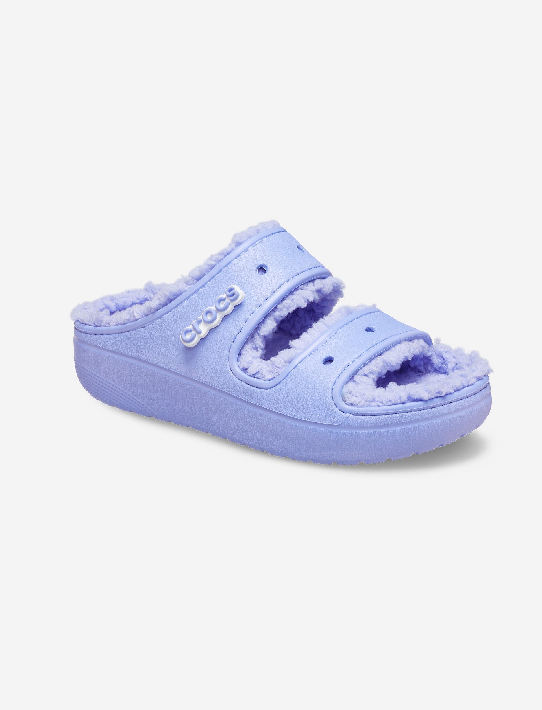 Crocs Classic Cozzzy Sandal  - כפכפי קרוקס פרווה לנשים