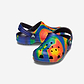 Crocs Classic Solarized Clog T - כפכפים לילדים קרוקס בהדפס צבעוני מידות קטנות