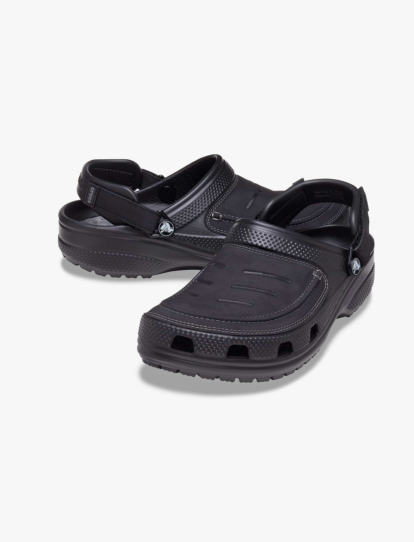 Crocs Yukon Vista II LR Clog M -  כפכפי  קרוקס יוקון ויסטה לגברים בצבע שחור/אפור