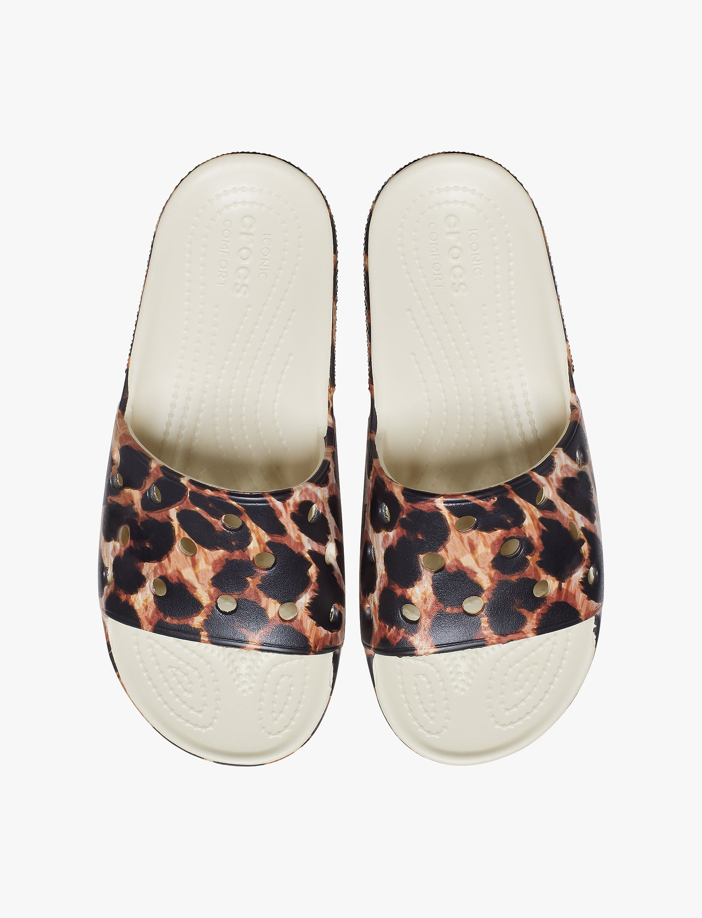 Crocs Classic Animal Remix Slide - כפכפי סלייד נשים קרוקס קלאסיק