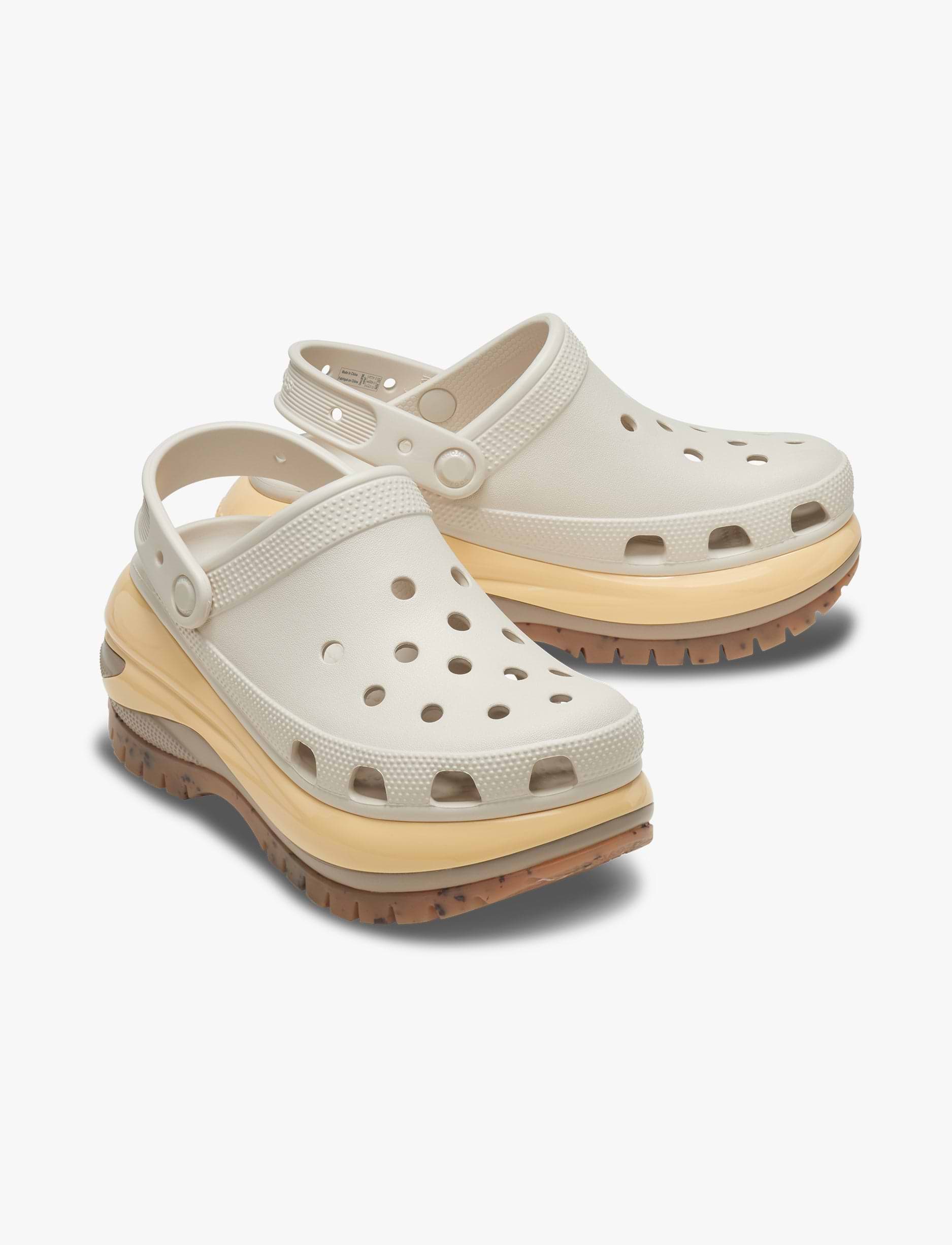 Crocs Classic Mega Crush Clog - כפכפי קלוג קרוקס פלטפורמה מגה קראש