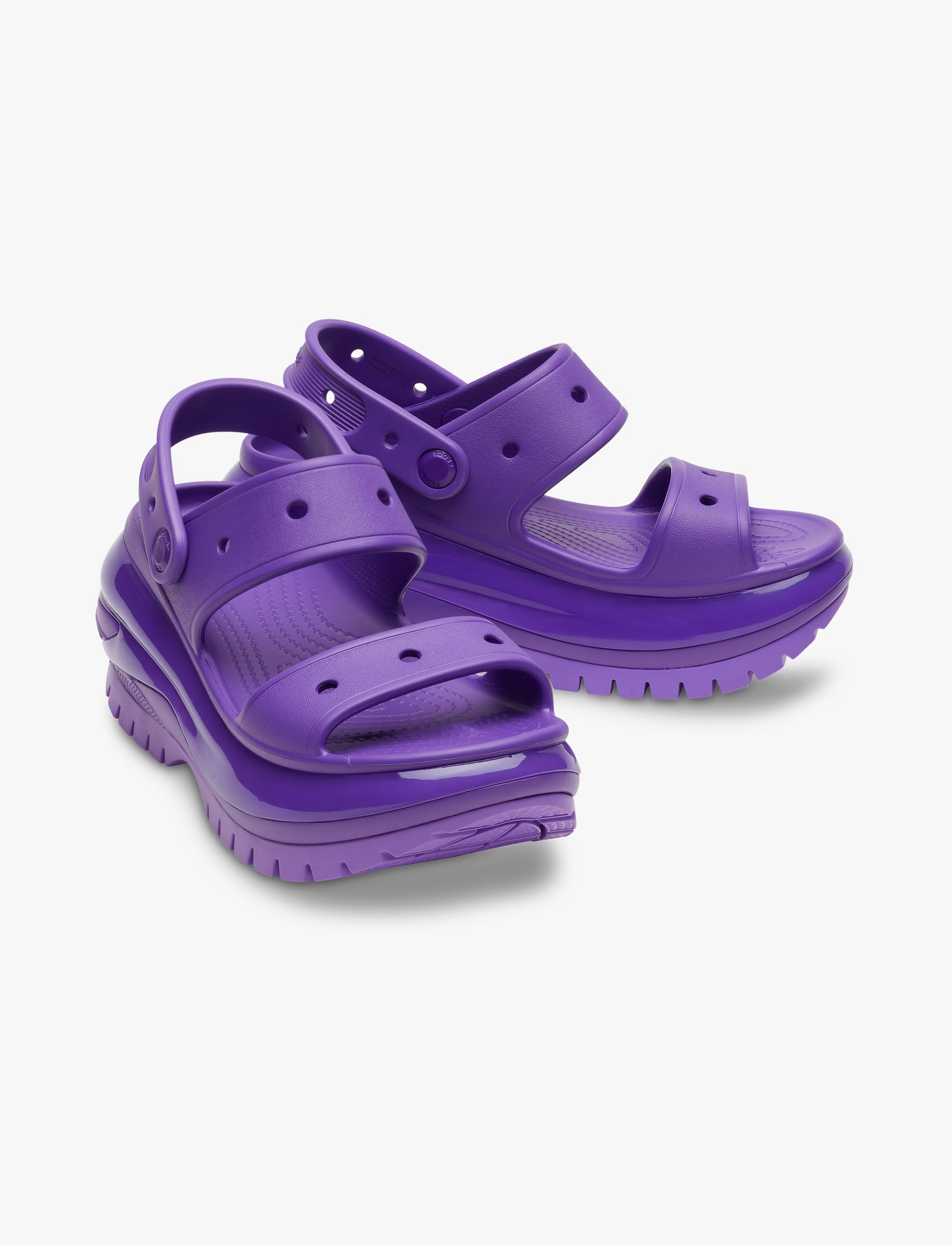 Crocs Classic Mega Crush Sandal - סנדל פלטפורמה קרוקס לנשים