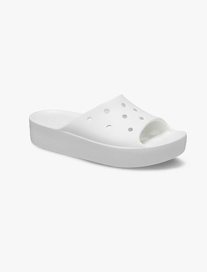 Crocs Classic Platform Slide - כפכפי סליייד פלטפורמה לנשים