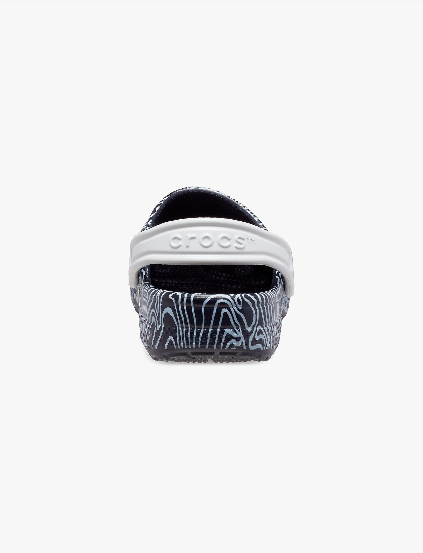 Crocs Classic Topographic Clog Kids - כפכפי קרוקס לילדים בצבע נייבי עמוק/מולטי