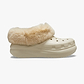 Crocs Furever Crush - כפכפי פלטפורמה קרוקס קראש עם פרווה לנשים