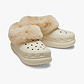 Crocs Furever Crush - כפכפי פלטפורמה קרוקס קראש עם פרווה לנשים