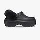 Crocs Stomp Lined Clog - כפכפי פלטפורמה קלוג סטומפ פרוותיים לנשים