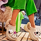 Crocs Stomp Lined Clog - כפכפי פלטפורמה קלוג סטומפ פרוותיים לנשים