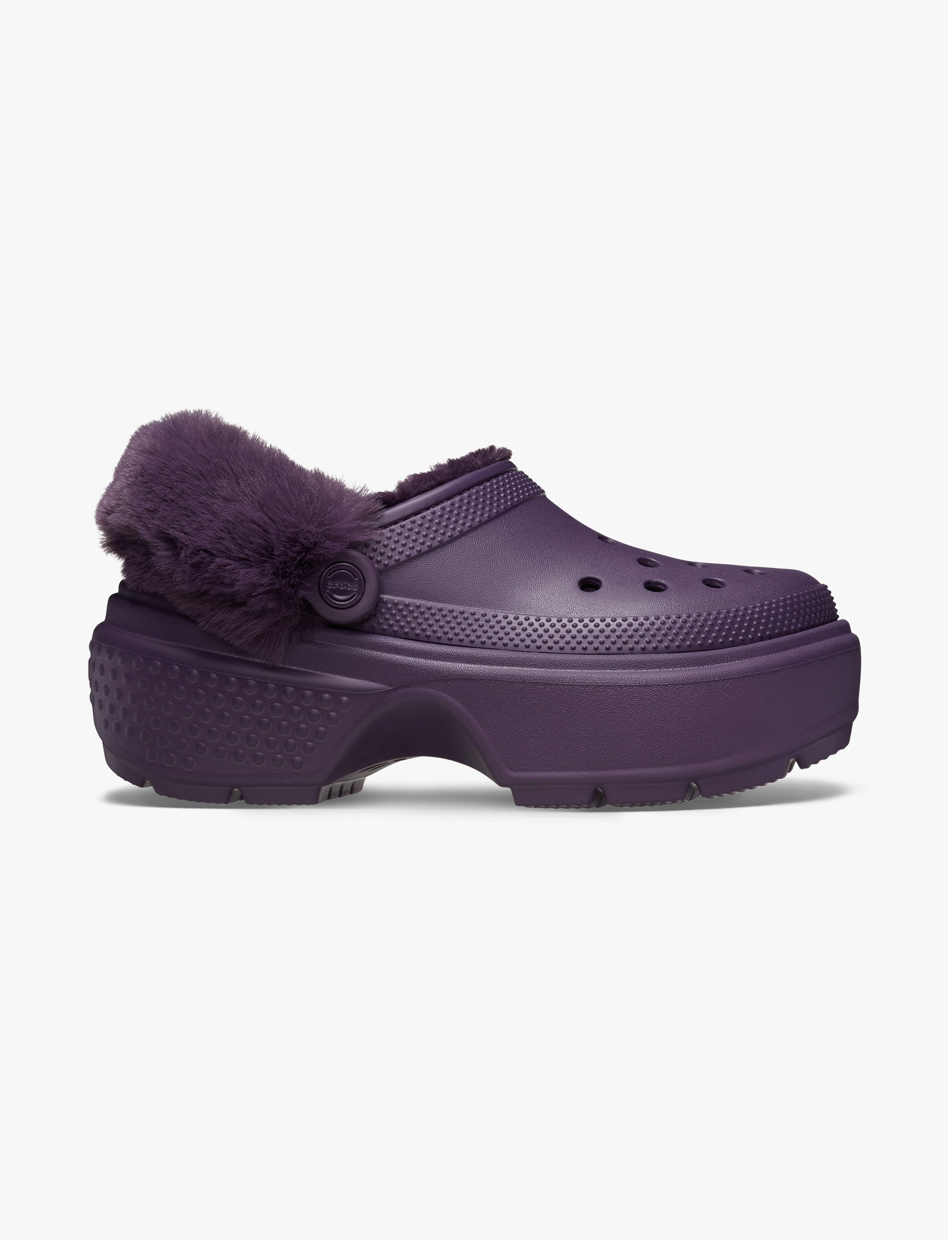 Crocs Stomp Lined Clog - כפכפי פלטפורמה קלוג סטומפ פרוותיים לנשים