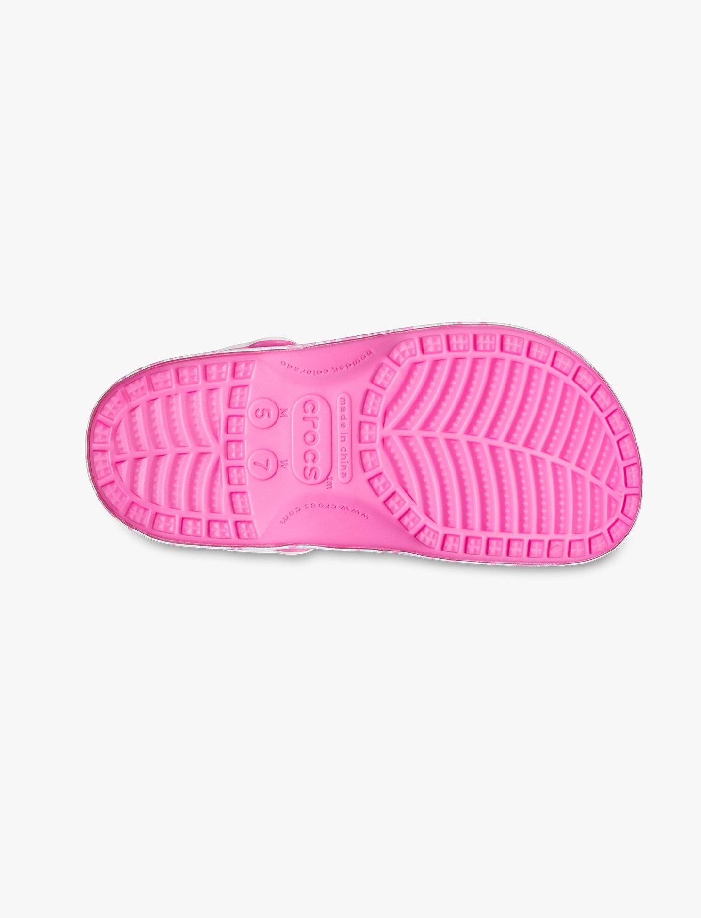 Crocs Barbie Classic Clog -כפכפי קלוג קרוקס ברבי לנשים בצבע ורוד/לבן