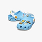 Crocs Toddlers’ Cookie Monster Classic Clog - כפכפי קלוג קרוקס בעיצוב עוגיפלצת מרחוב סומסום לילדים בצבע תכלת