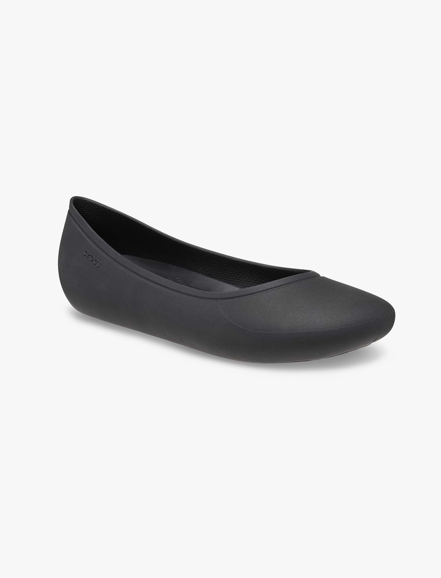 Crocs Brooklyn Flat - נעלי קרוקס שטוחות לנשים בצבע שחור