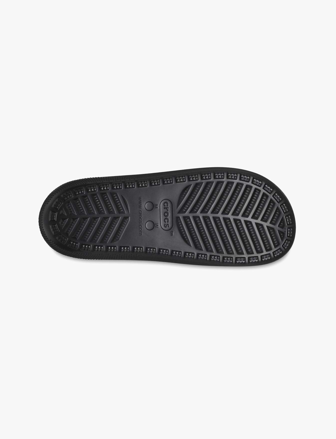 Crocs Classic Slide v2 - כפכפי סלייד קרוקס בצבע שחור