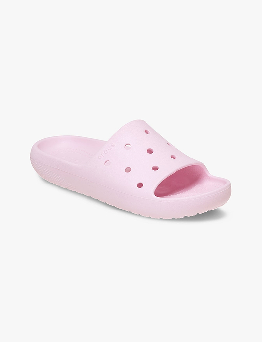 Crocs Classic Slide v2 - כפכפי סלייד קרוקס בצבע ורוד