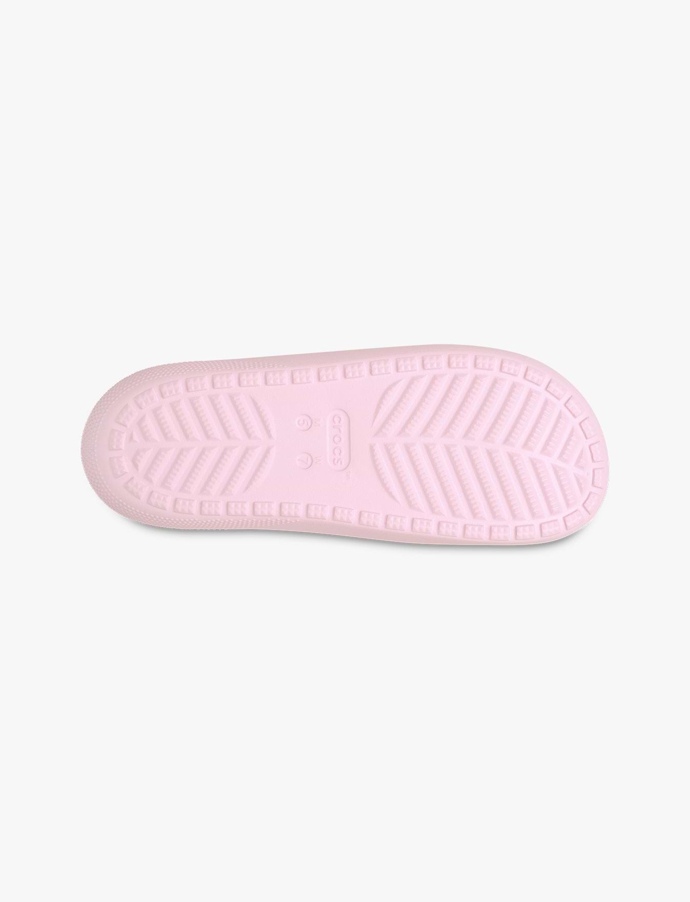 Crocs Classic Slide v2 - כפכפי סלייד קרוקס בצבע ורוד