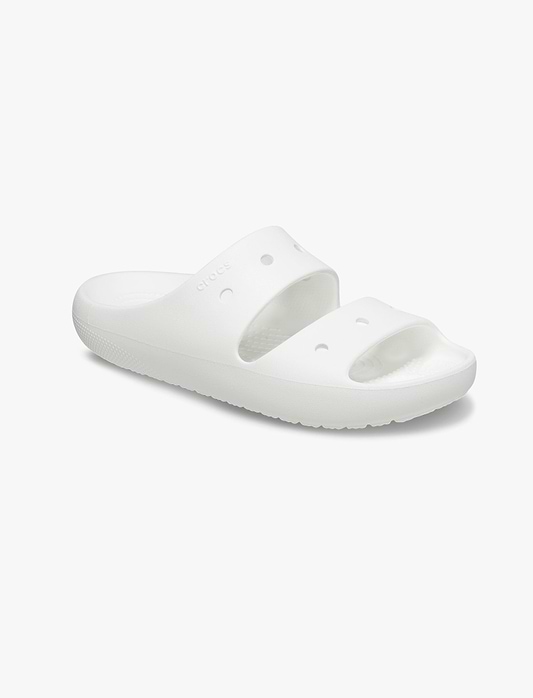 Crocs Classic Sandal v2 - כפכפים לנשים קרוקס שתי רצועות בצבע לבן