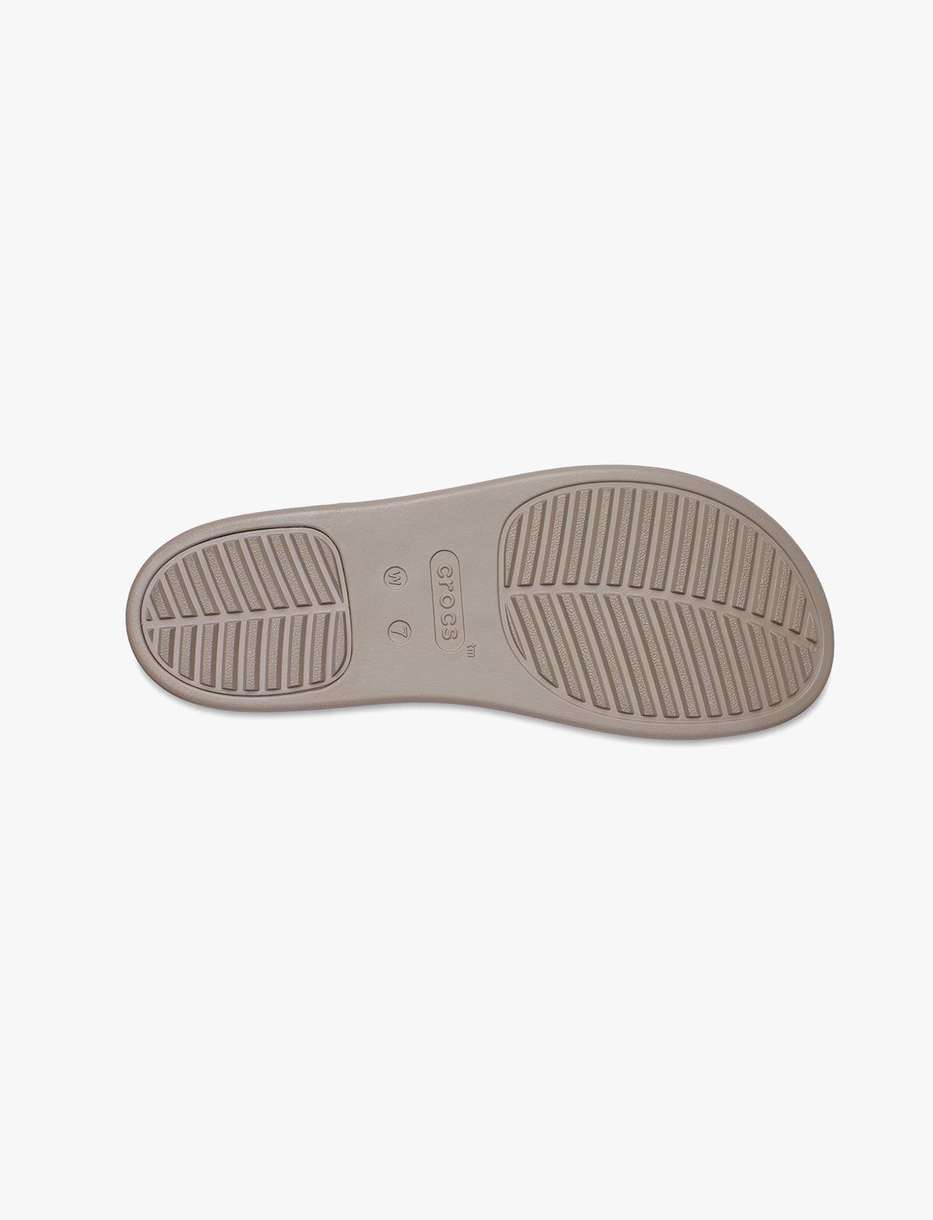 Crocs Brooklyn Ankle Strap Wedge - סנדלי פלטפורמה קרוקס לנשים בצבע שחור/משרום