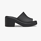 Crocs Brooklyn Slide Heel - כפכפי עקב קרוקס לנשים בצבע שחור
