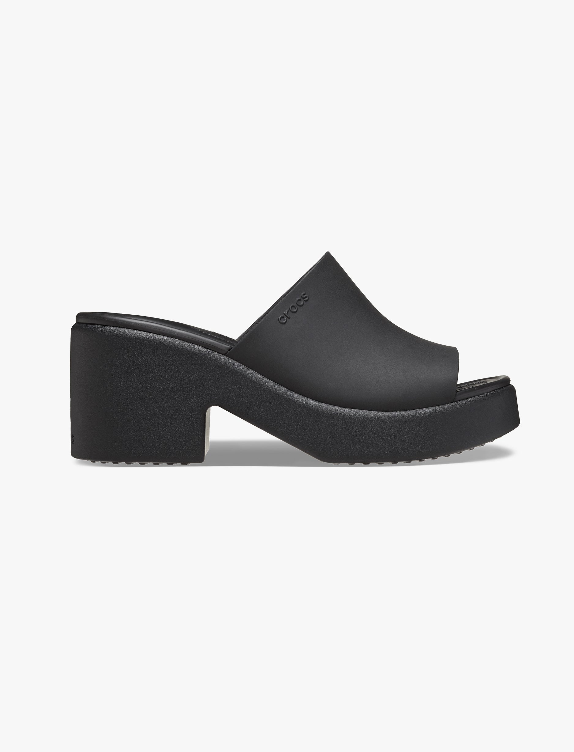 Crocs Brooklyn Slide Heel - כפכפי עקב קרוקס לנשים בצבע שחור