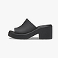 Crocs Brooklyn Slide Heel - כפכפי עקב קרוקס לנשים בצבע שחור