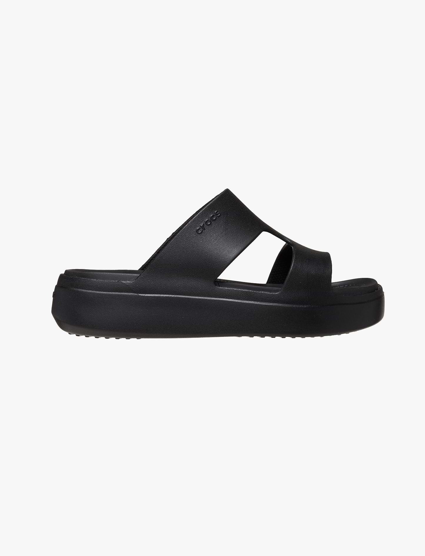 Crocs Getaway Platform H-Strap - נעלי פלטפורמה קרוקס לנשים בצבע שחור