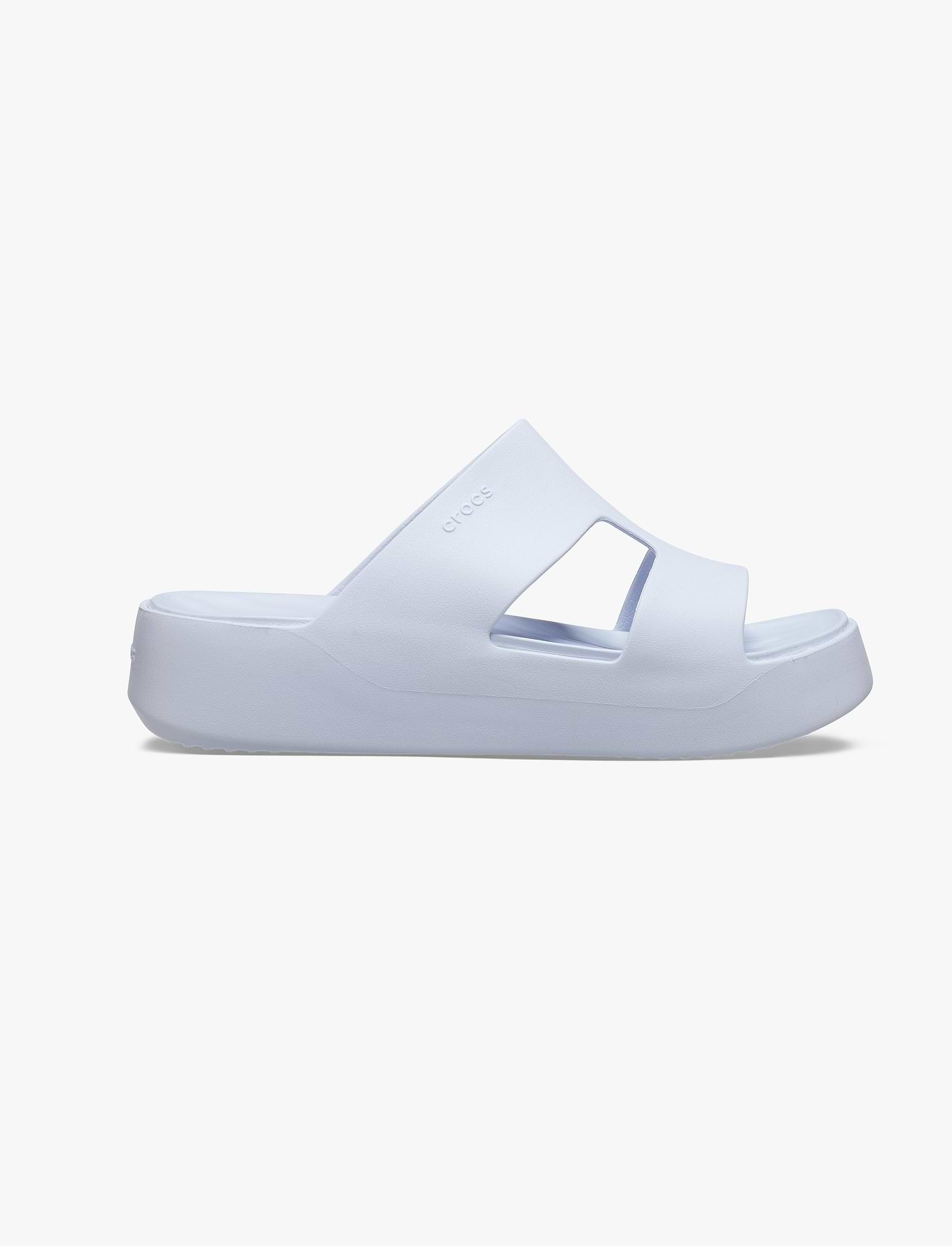 Crocs Getaway Platform H-Strap - נעלי פלטפורמה קרוקס לנשים בצבע סגול