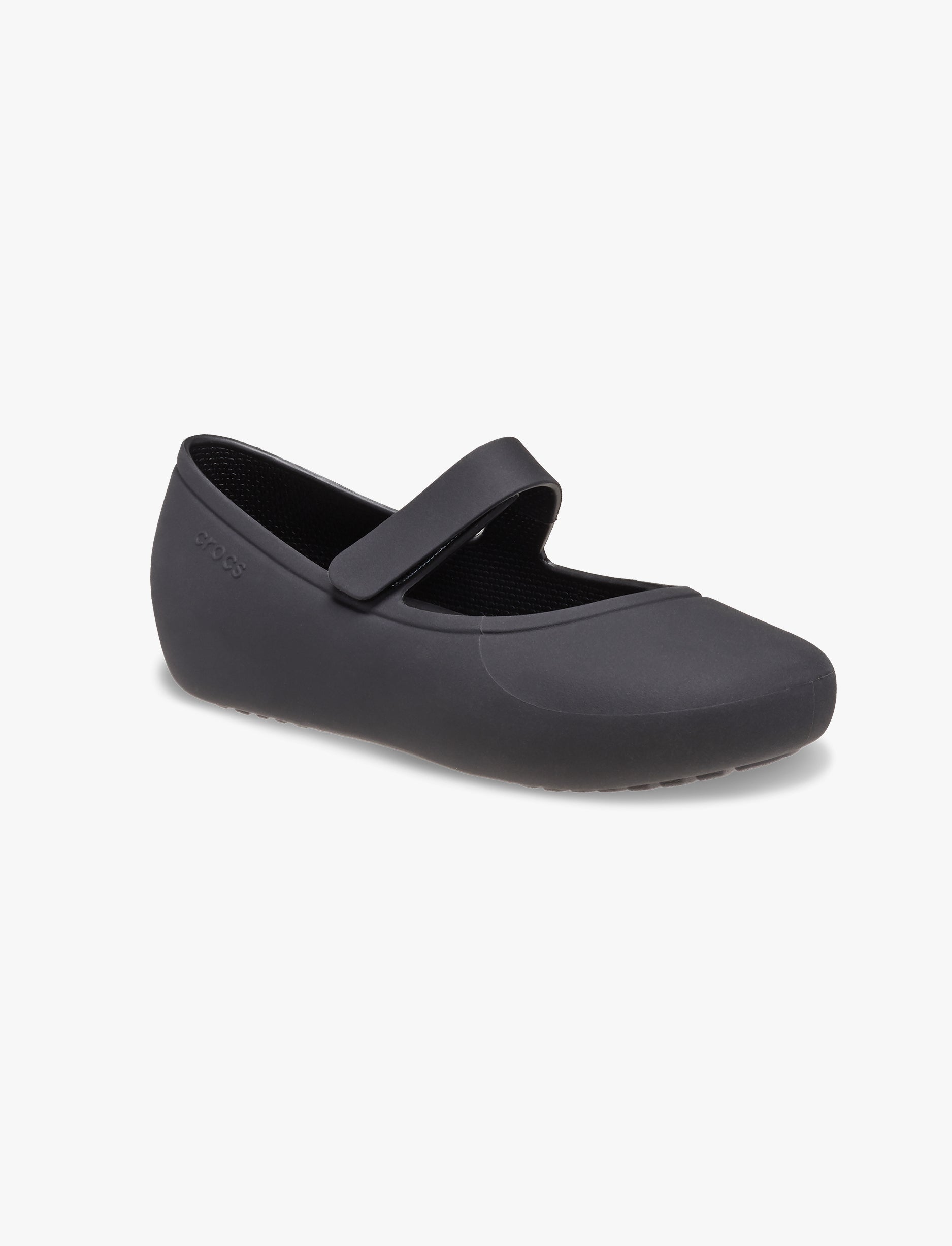 Crocs Brooklyn Mary Jane Flat T - נעלי בובה שטוחות קרוקס ברוקלין מרי ג'ין לבנות